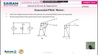 Lecture Video 3_17EE82 -Module-5_Sinusoidal & Trapezoidal PMAC Motor_D A Vennila
