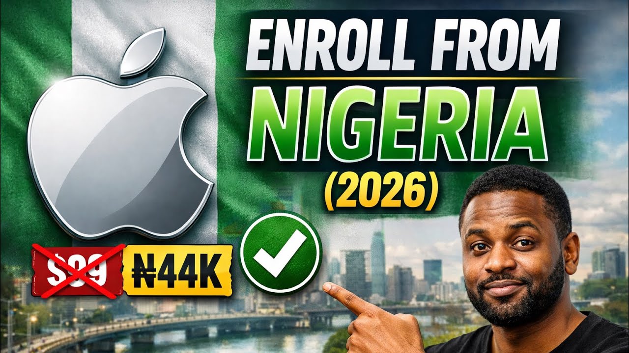 How to Enroll in the Apple Developer Program from Nigeria - 2026 - YouTube