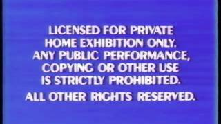 Blue Fbi Warnings 1984-1991