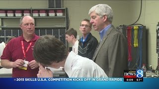 Snyder promotes skilled trade jobs at competition