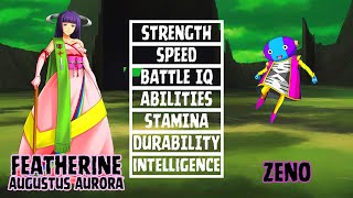 Featherine Augustus Aurora Vs. Zeno Who Wins?