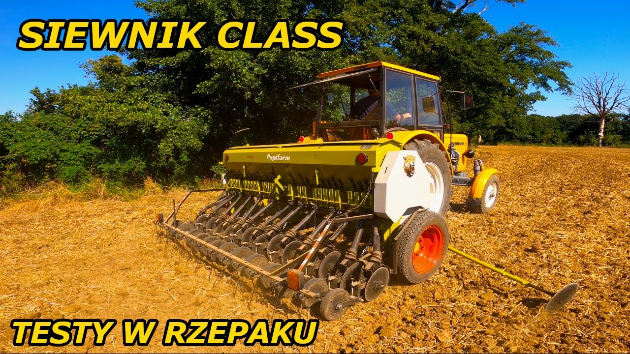 SIEJEMY RZEPAK URSUS C-360 3P | TESTY NOWEGO SIEWNIKA MARKI CLASS COŚ BĘDZIE Z PROJEKTU ? [VLOG 140]