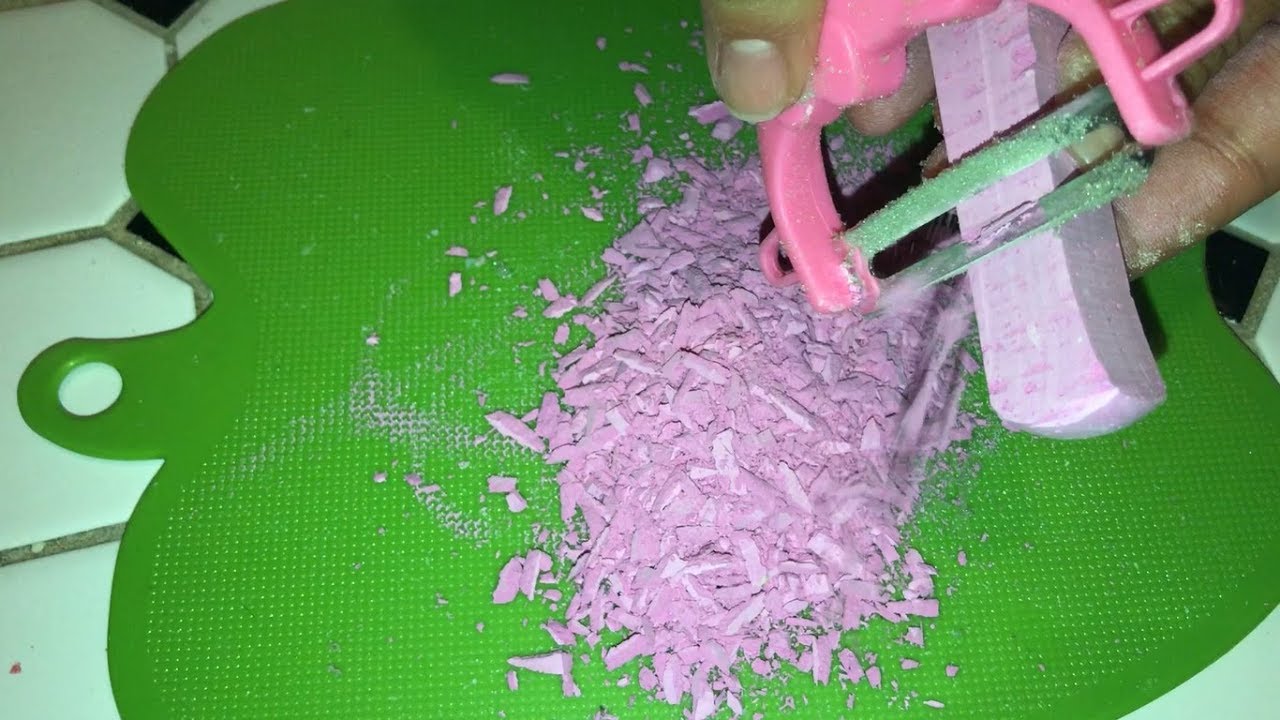 ASMR: Dry chalk shaving