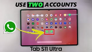 Comment configurer 2 comptes WhatsApp sur une tablette Samsung Galaxy Tab S11 Ultra screenshot 2