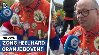 Koningshuisfan niet gediend van republikeinen: 'Zong heel hard Oranje Boven!'