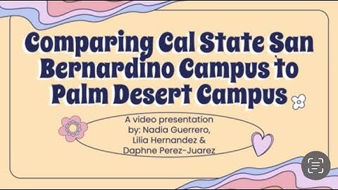 CSUSB vs PDC Resource Video CAL2970