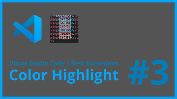 Visualize Your Code Colors with "Color Highlight" Extension for VSCode! 🌈🎨