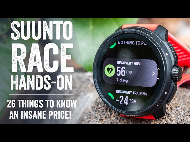 Suunto Race is here! With our new performance watch, you can stay on top of  your game and track your progress. The watch comes with AMOLED…