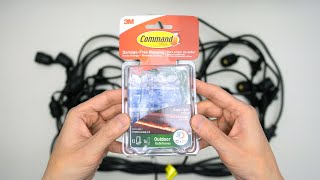 Command 17301Clraw-Es Outdoor Rope Light Clips Unboxing