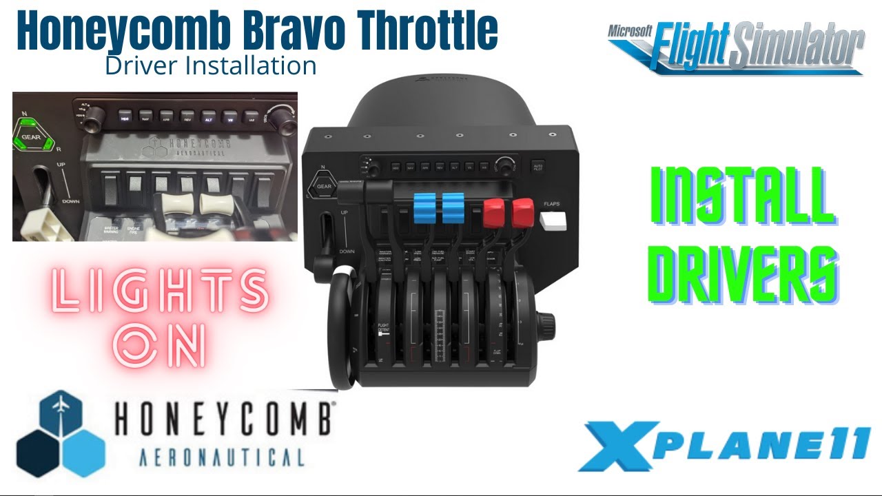 Honeycomb Bravo - Install Drivers and Make Lights Work