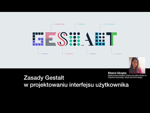 Zasady Gestalt w projektowaniu interfejsu użytkownika.