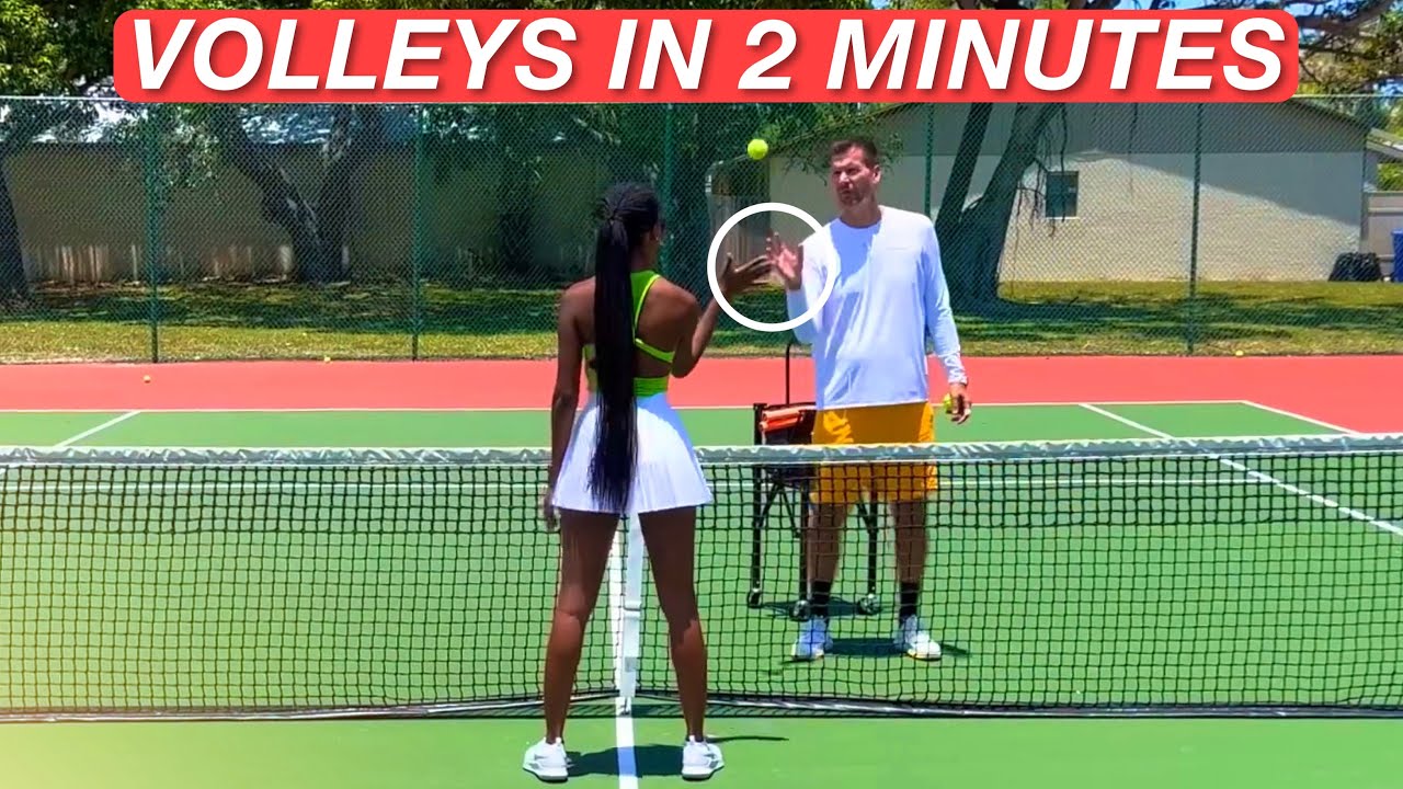 Beginner Volley Progressions | Tennis Lesson