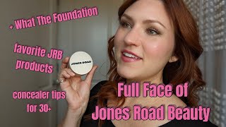 Full Face of Jones Road Beauty | honest thoughts on What The Foundation