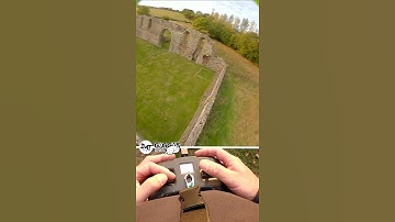 FPV freestyle flight in church ruins #fpv #bandorip #drone