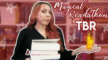Magical Readathon TBR // The Novice Path 🔥 (CC)