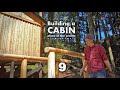 Building a cabin with improvisations 9(Re-edit) "Increase porch and make wood mallet"