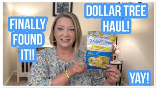 DOLLAR TREE HAUL | Finally Found It! | YAY! | LOVE DT💐 #haul #dollartree #dollartreehaul 