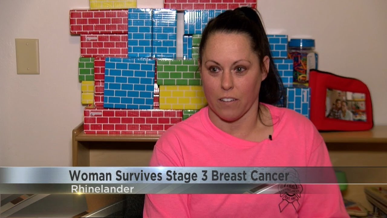 Woman survives stage 3 breast cancer - YouTube