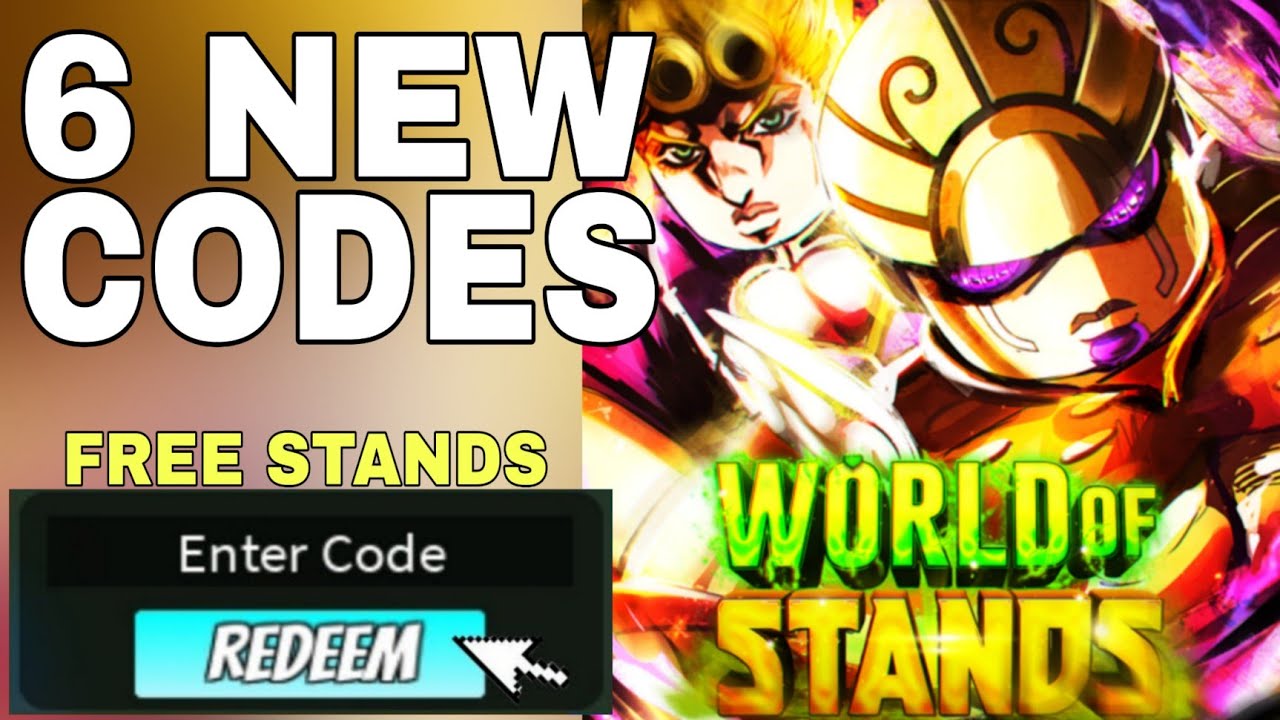 Roblox World of Stands Codes (January 2023)
