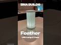 Feather - LED Lamp & Vase - Traditional design with modern capabilities! Only at BMA Builds