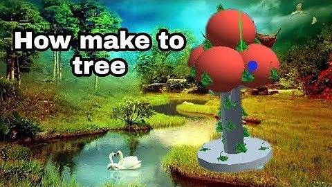 PRISMA 3D: How To Create A beautiful 3D TREE model in mobile