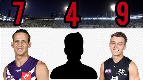 The Best AFL Player For Each Number (1-50)