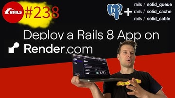 #238 Deploy Rails 8 to Render.com. Solid Trifecta on Postgres