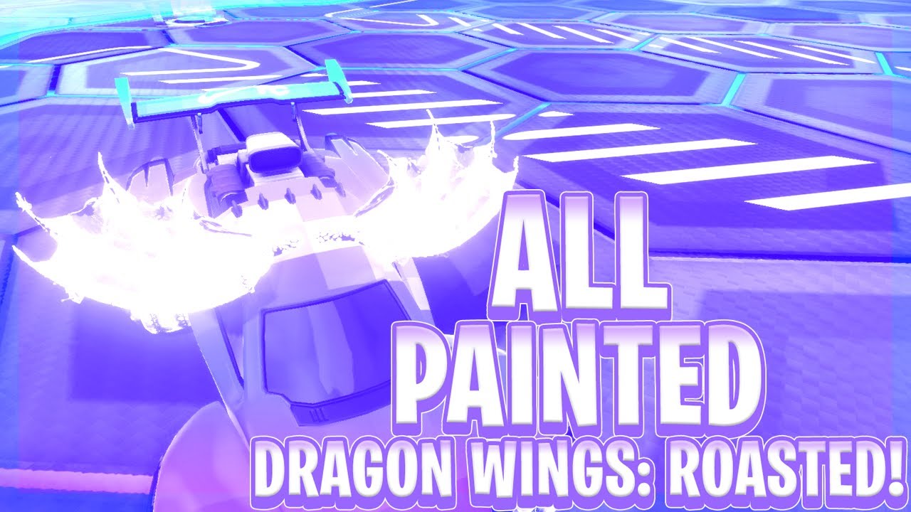 All Painted Dragon Wings Roasted! (Rocket League Season 9 Update