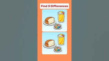 Only 2% Genius Can Find The 3 Differences 🥸 #findthedifferences #quiz #spotthediference
