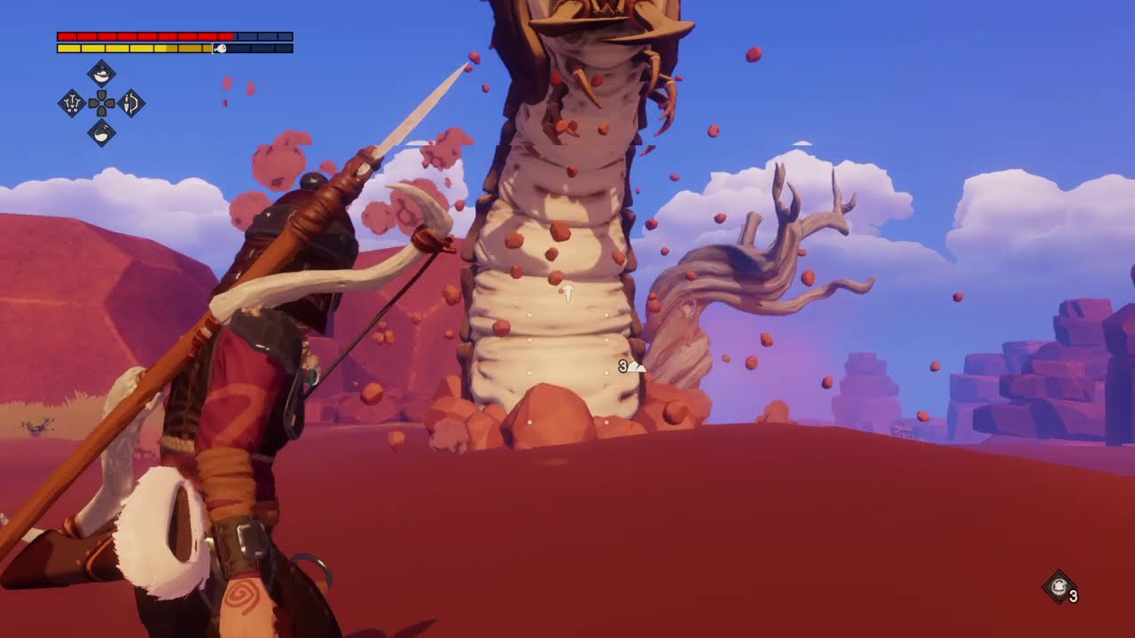 Windbound survival mode (massive worm kill drop)