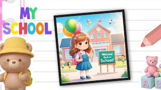My School Essay in English ✏️ | Easy Lines for Students 🏫#MySchoolEssay #EnglishEssay#KidsLearning