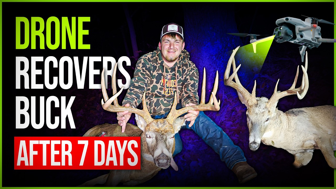 Drone Helps Recover Buck 7 Days After Shot - YouTube