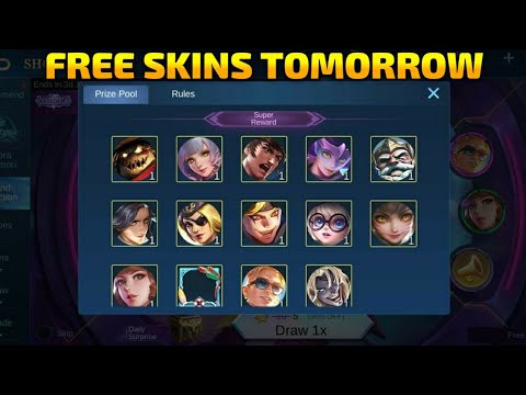 FREE SKINS TOMORROW! CLAIM SKIN THAT YOU WANT IN MOBILE LEGENDS @jcgaming1221