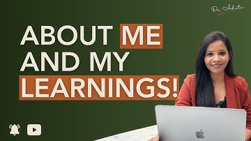 Sharing My Learnings | Dr. Aditi Pagare | Marketing | Business