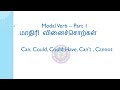 modal verbs in english grammar in tamil