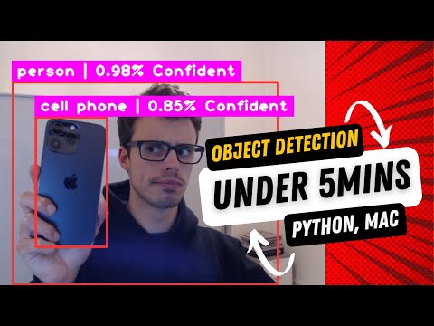 How to Make an Object Detection Program in Under 5 Minutes | Using YoloV10 and Python on MacOS