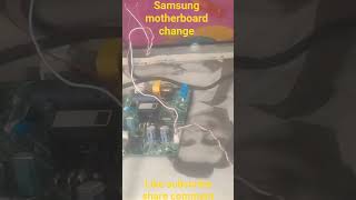 Samsung motherboard change LED LCD smart TV repairing home service contact 9650383090
