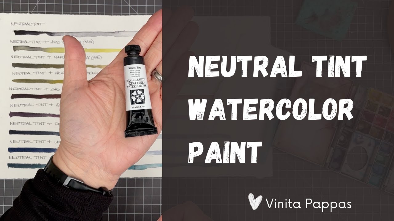 Black in a Watercolor Painting? How to use Neutral Tint Watercolor