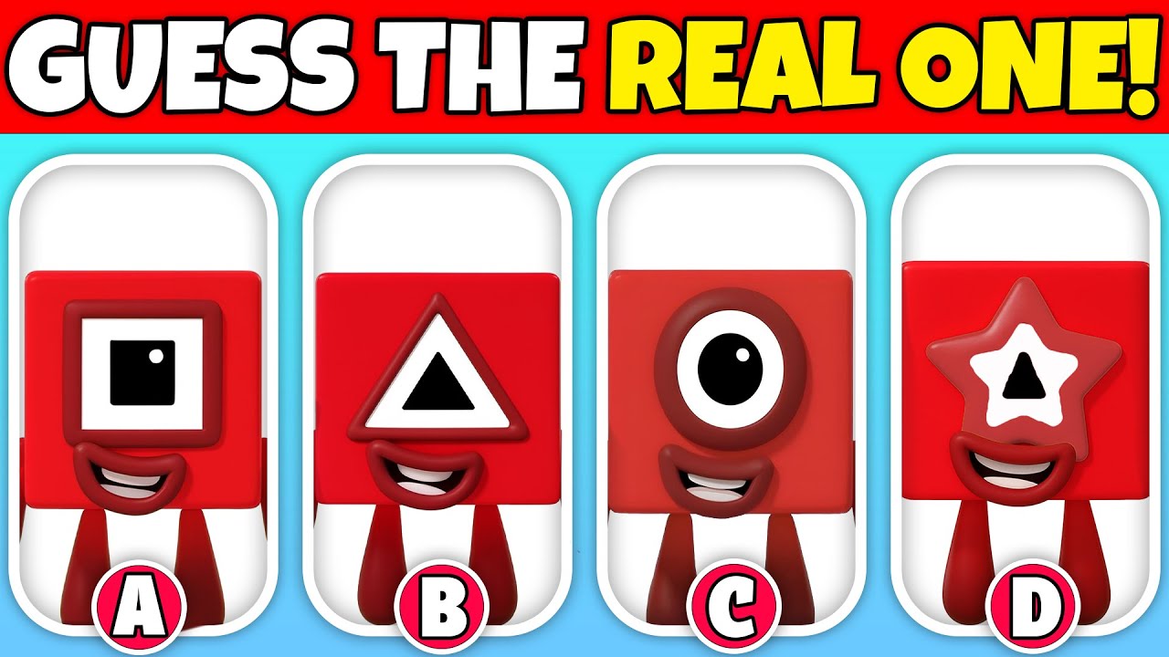 🔢👀Only Real Fans Can Spot the Real One! 🎭🥇 | NumberBlocks Quiz | One, Fourteen, Sixteen