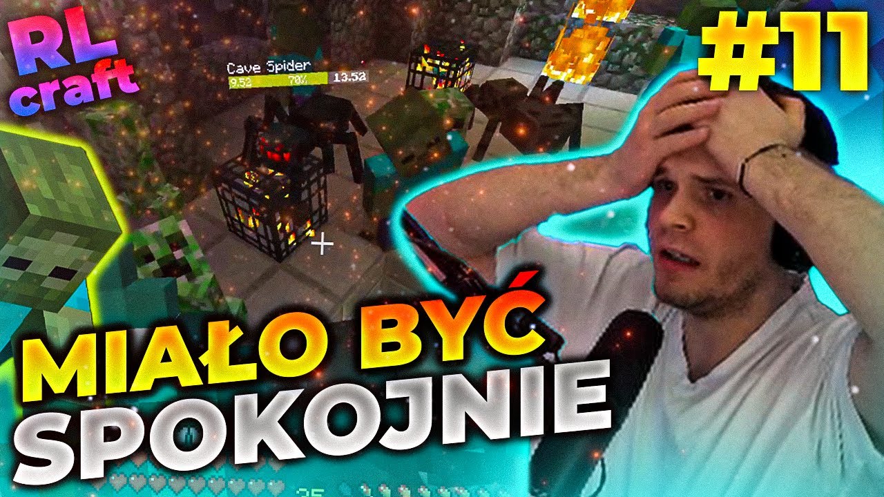 GUCIO - ODRABIAMY STRATY | RLCRAFT | MINECRAFT #11