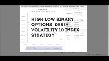 high low binary options deriv volatility 10 index trading strategy