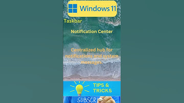 Learn Windows 11 Notification Center #Windows11 #Windows11Features #paddyMaddy #NotificationCenter