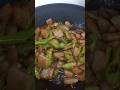 #lunch stirfry porkbelly and green chili #asmr #chinesefood #stirfryrecipe #porkbelly