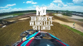 2018 WW Ranch SERC: Devin Simonson Shreds his 250 in 450 B MotoChasin