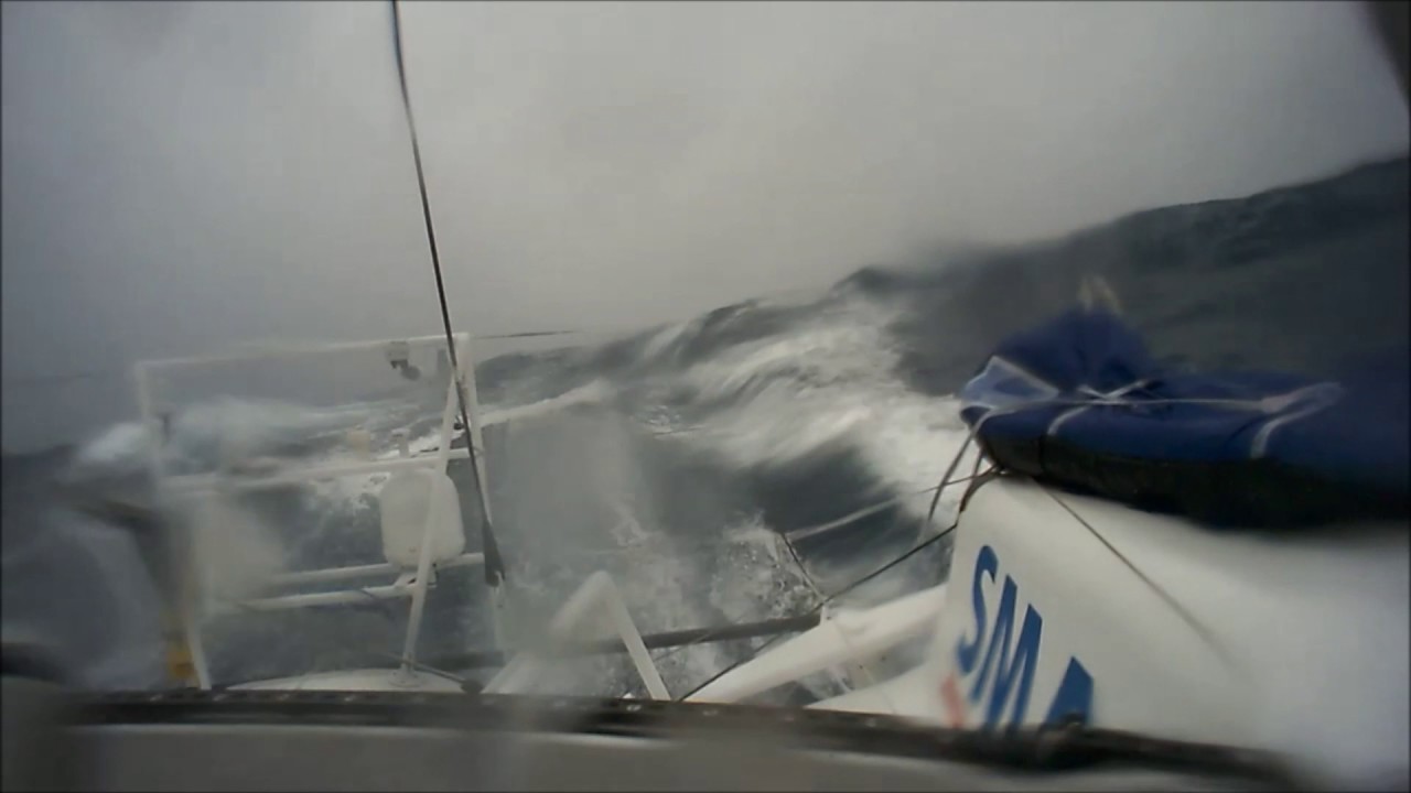 J34 : Des rafales à 40 noeuds pour Paul Meilhat / Vendée Globe