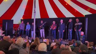 Fisherman's Friends at the Port Isaac’s shanty festival 2023.