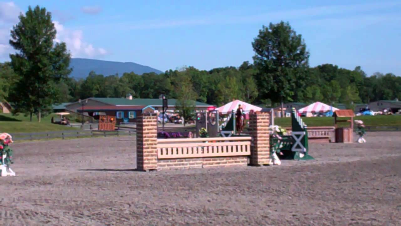 Precious Mettle & Saundra Hendrickson - First Low Hunter - HITS Saugerties - July 31, 2013