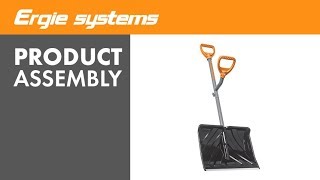 ERG-SNSH18 - ErgieShovel Impact Resistant Snow Shovel with 18-Inch Blade - Assembly Video