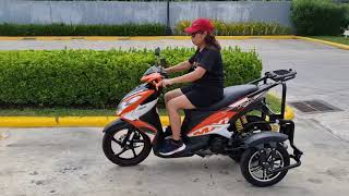 Motorcycle modification , Trike build , Driver training  , Yamaha Mio i125,