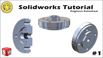Solidworks Tutorial for Beginners | " CYLINDER REAR LID " | Solidworks Tutorials | Part 10